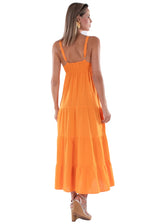 NW1430 - Orange Cotton Dress