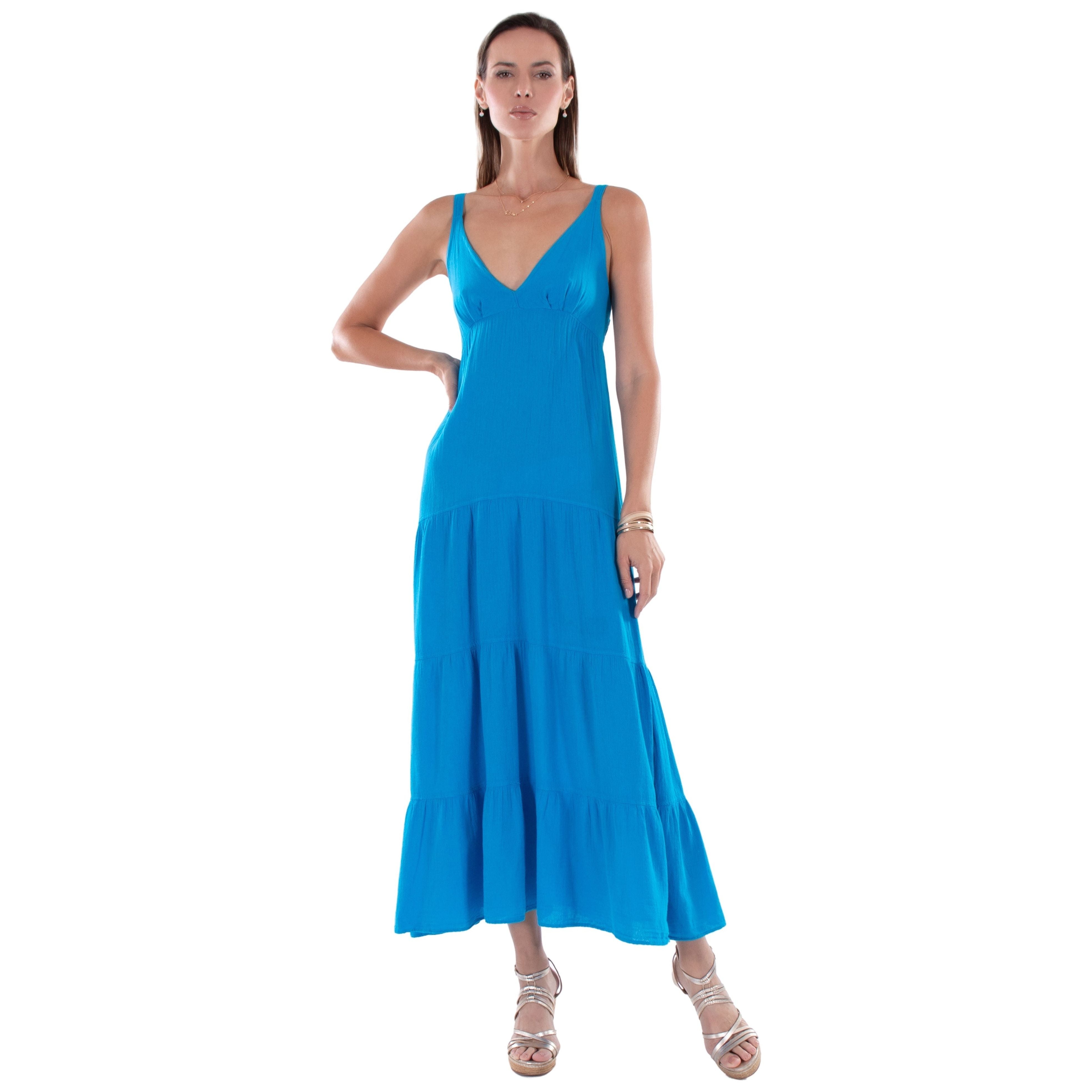 royal blue dress cotton The Silhouette Dress in Royal Blue Cotton Sateen The Array