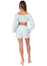 NW1697 - Baby Turquoise Cotton Shorts