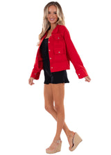 NW1500 - Red Cotton Jacket