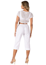 NW1826 - White Missy Cotton Pant