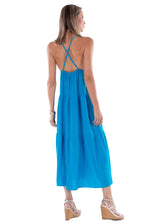 NW1566 - Royal Blue Cotton Dress