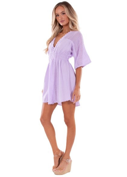 NW1602 - Lilac Cotton Dress