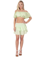 NW1514 - Baby Green Cotton Skirt