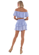 NW1514 - Sky Blue Cotton Skirt