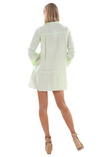 NW1617- Baby Green Cotton Tunic Dress