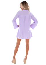 NW1617- Lilac Cotton Tunic Dress
