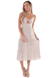 NW1618 - Baby Beige Cotton Dress