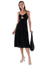 NW1618- Black Cotton Dress