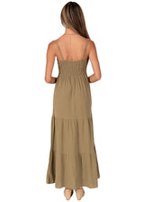 NW1618 - Olive Cotton Dress