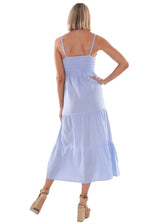 NW1618 - Sky Blue Cotton Dress
