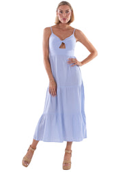 NW1618 - Sky Blue Cotton Dress