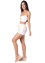 NW1697 - White Cotton Shorts