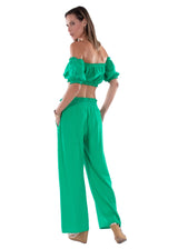 NW1672 - Green Cotton Pants