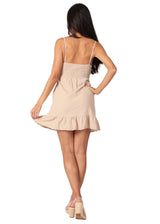 NW1667 - Baby Beige Mini Cotton Dress