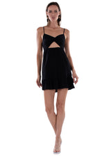 NW1667 - Black Cotton Dress