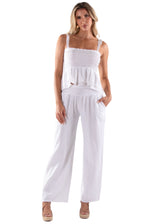NW1672 - White Cotton Pants