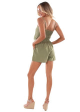 NW1705 - Olive Cotton Romper