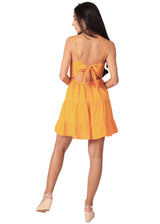 NW1719 - Orange Cotton Dress