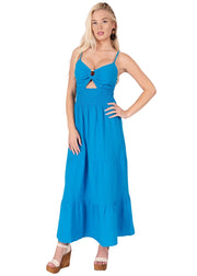 NW1731 - Royal Blue Cotton Dress
