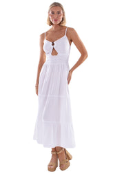 NW1731 - White Cotton Maxi Dress