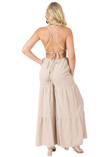 NW1740 - Baby Beige Cotton Jumpsuit