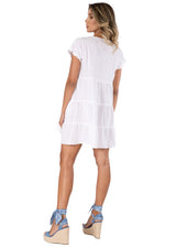 NW1830 - White Missy Cotton Dress