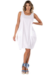 NW1831 - White Missy Cotton Dress