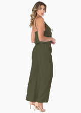 NW1825 - Olive Green Missy Cotton Pant