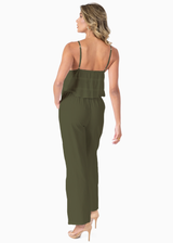 NW1825 - Olive Green Missy Cotton Pant