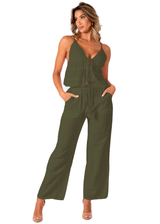 NW1825 - Olive Green Missy Cotton Pant