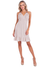 NW1020 - Baby Beige Cotton Dress