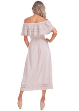 NW1079 - Baby Beige Cotton Dress