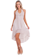NW1169 - Baby Beige Cotton Dress