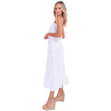 NW1440 - White Cotton Dress