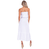 NW1440 - White Cotton Dress