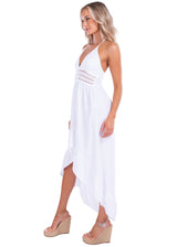 NW1499 - White Cotton Dress