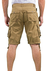 BESPOKE SPORT - Khaki Cargo Shorts for Men - 153100 - www.bespokemoda.com