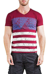 BESPOKE SPORT - Burgundy Mens T Shirt - 161501 - www.bespokemoda.com