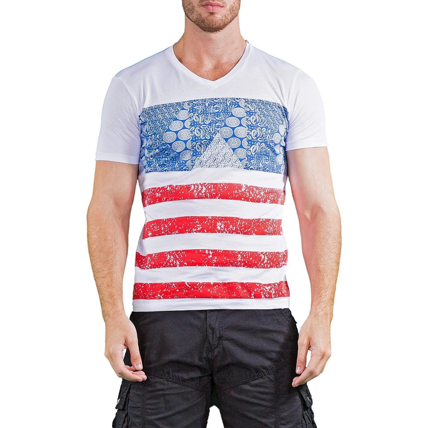 BESPOKE SPORT - White Mens T Shirt - 161501 - www.bespokemoda.com