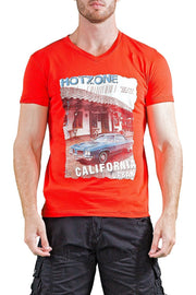 BESPOKE SPORT - Red Mens T Shirt - 161571 - www.bespokemoda.com