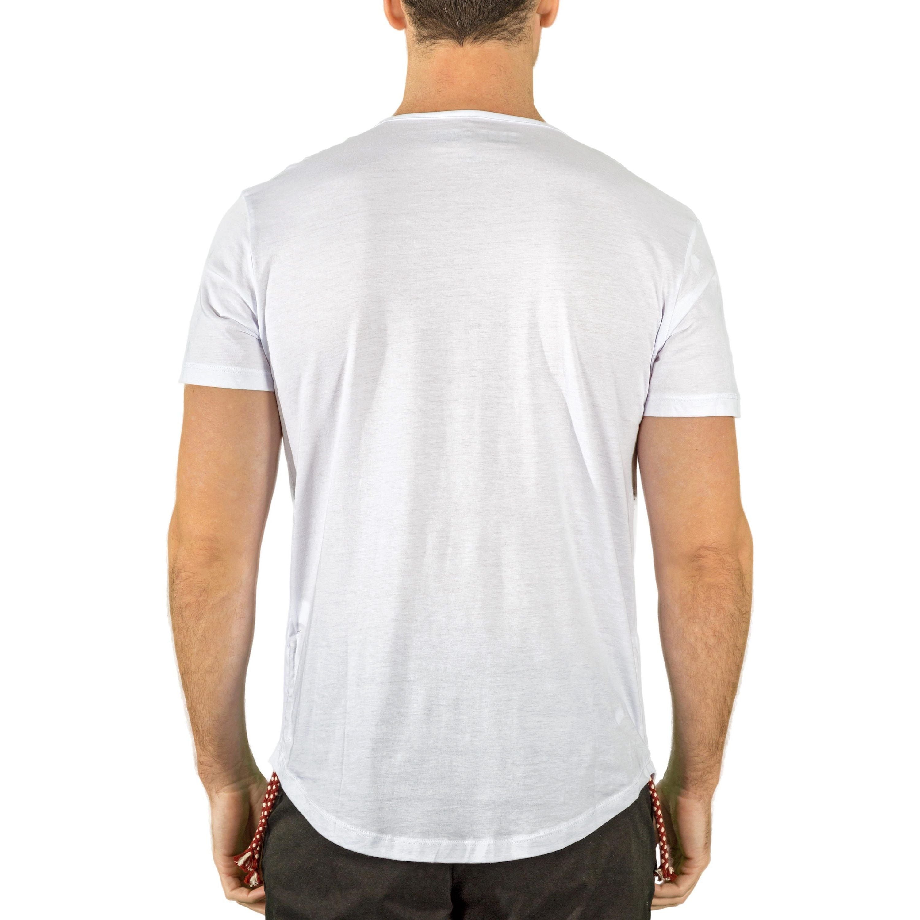 BESPOKE SPORT - White Mens T Shirt - 161660 - www.bespokemoda.com