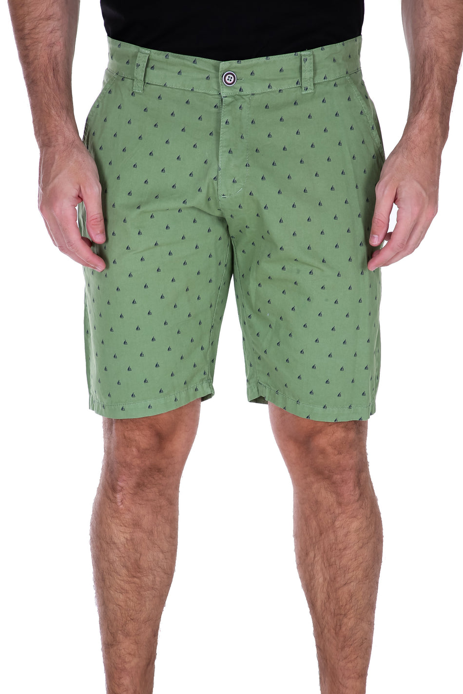 183101 - Green Fashion Shorts
