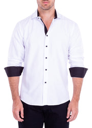192324 - White Button Up Long Sleeve Dress Shirt