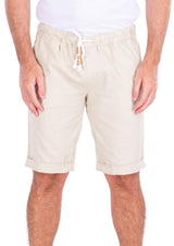 193101 - Khaki Linen Shorts