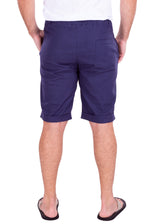 193101 - Navy Linen Shorts