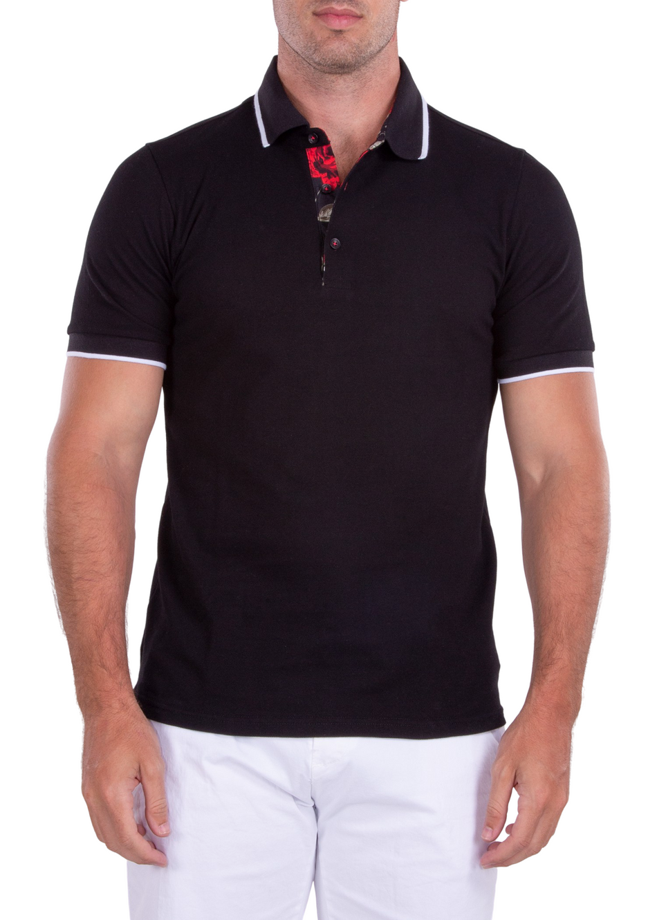 201817P - Black Polo Shirt