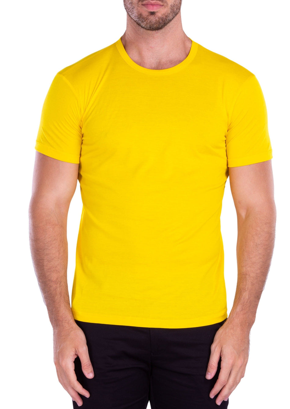 201920 - Yellow Crew Neck T-Shirt