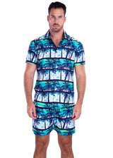 Tropical Print Set Turquoise (202075/203153)
