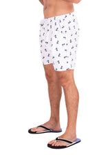 203159 - White Tropical Print Shorts